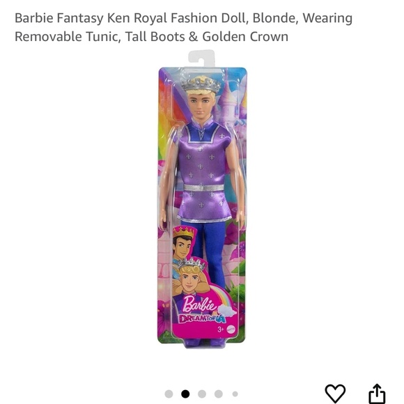 Barbie 👸Sleeping Beauty & 🤴Royal Ken with Princess & the Pauper Playset - Picture 16 of 16